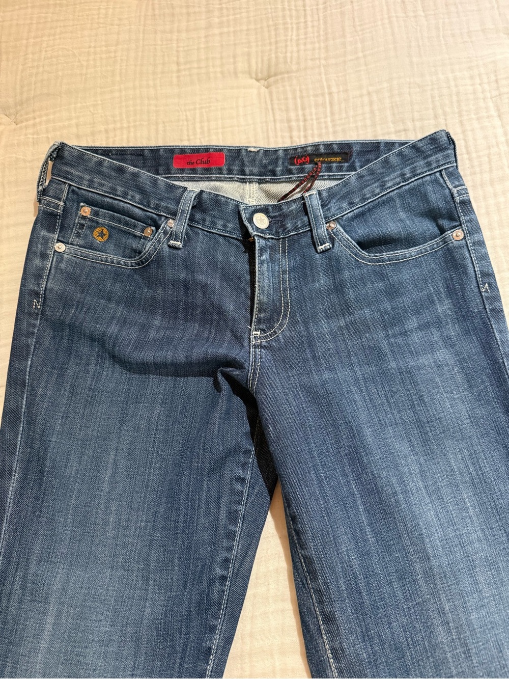 Ag Adriano Goldschmied Women’s Dark Blue Flare Jeans The Club- entourage